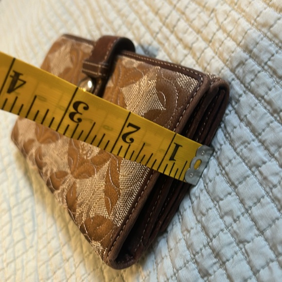 Vintage Coach leather and canvas wallet - Picture 11 of 14